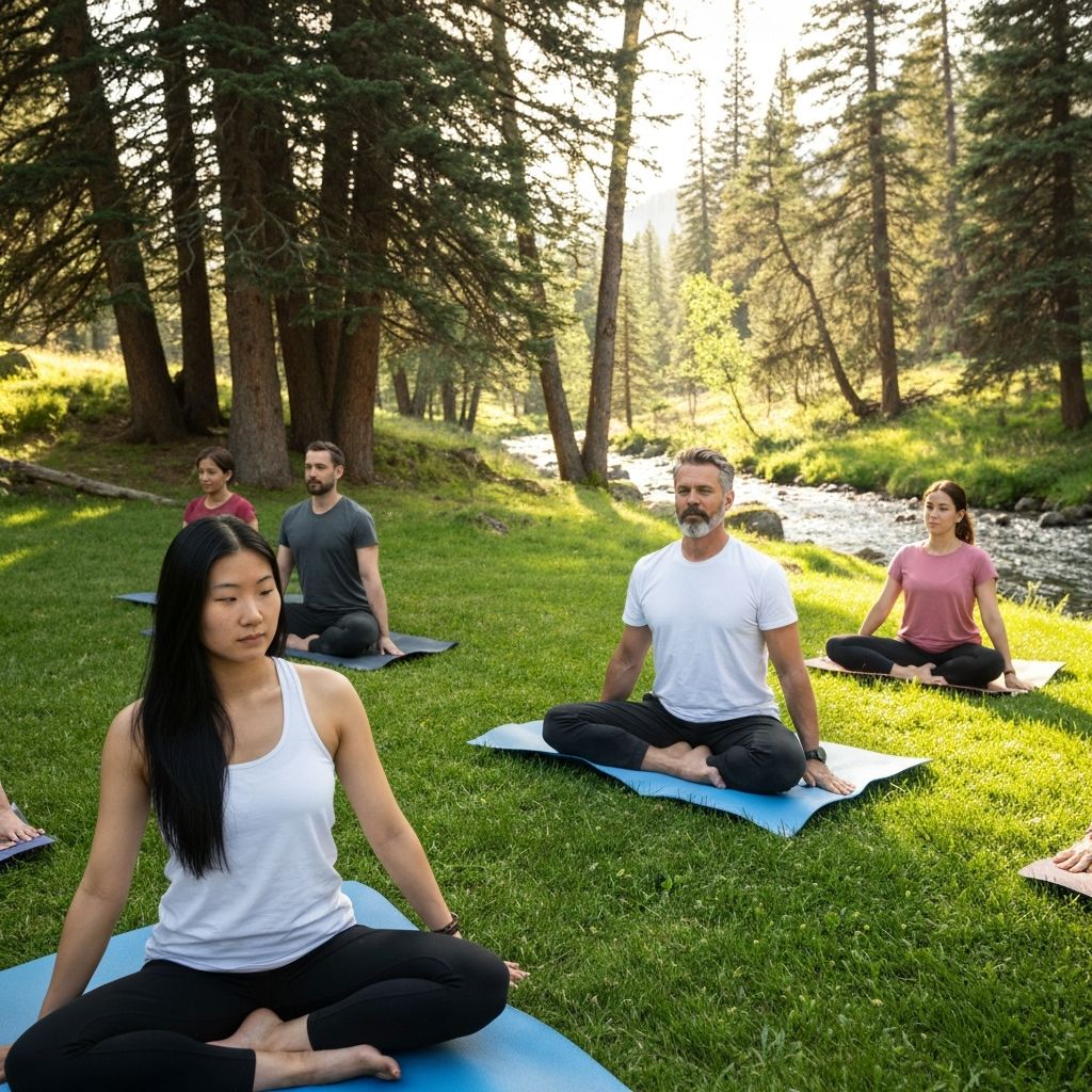 Γιόγκα σε εξωτερικό χώρο